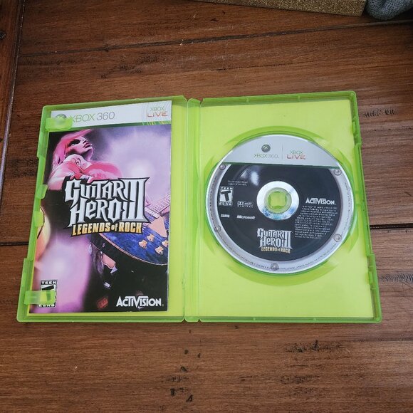 Guitar Hero III: Legends of Rock - Xbox 360 - Game Disc, Case - Picture 3 of 4